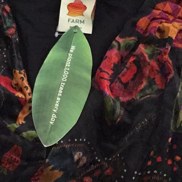 NWT Farm Rio Anthropologie Mini Crazy Mix Dress - Picture 10 of 11